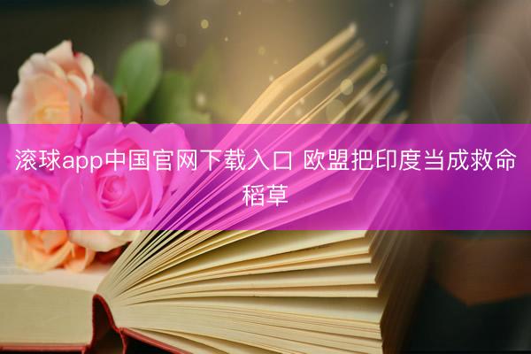 滚球app中国官网下载入口 欧盟把印度当成救命稻草