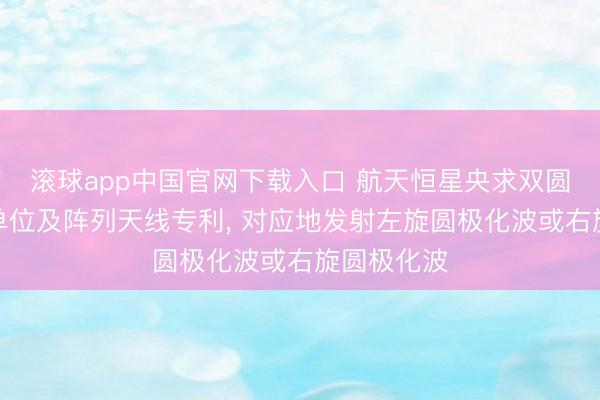 滚球app中国官网下载入口 航天恒星央求双圆极化天线单位及阵列天线专利， 对应地发射左旋圆极化波或右旋圆极化波