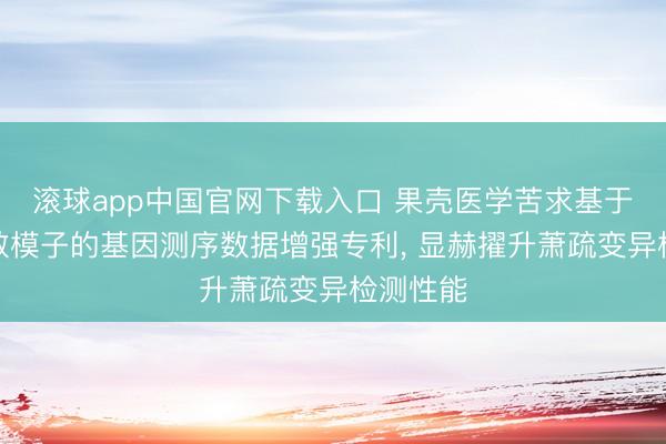 滚球app中国官网下载入口 果壳医学苦求基于潜在扩散模子的基因测序数据增强专利， 显赫擢升萧疏变异检测性能